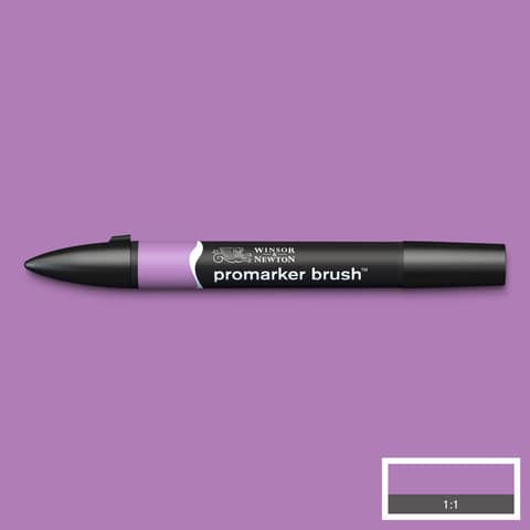 Pennarelli Winsor&Newton Promarker Brush doppia punta scalpello-pennello - amethyst V626 - 0204167